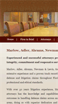 Mobile Screenshot of marlowadler.com